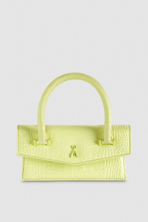 Patrizia Pepe Fly Bamby Croco Zelene | 431965-XOD